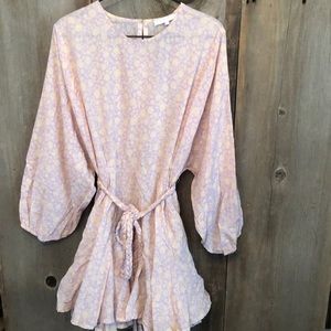 NWOT Olivaceous Floral Dress in Lavender Peach Size Medium